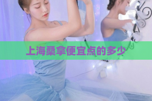 上海桑拿便宜点的多少  第1张