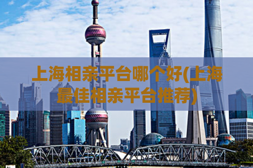 上海相亲平台哪个好(上海最佳相亲平台推荐)  第1张