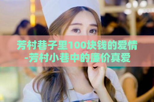 芳村巷子里100块钱的爱情-芳村小巷中的廉价真爱  第1张